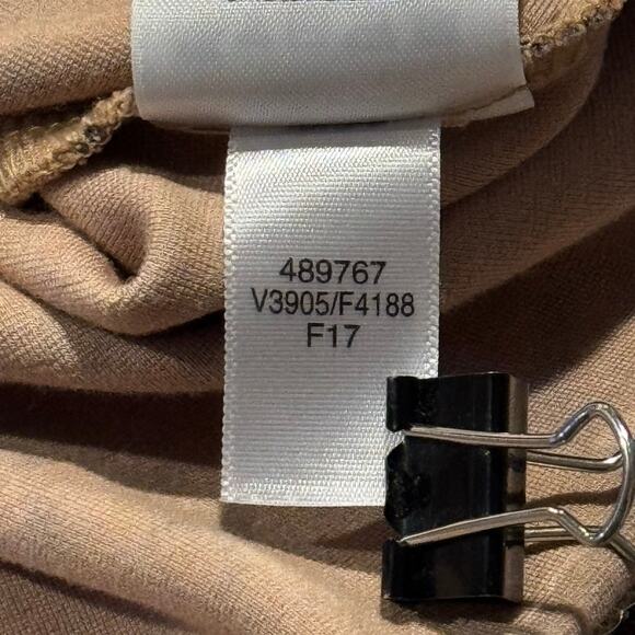 Lands End Dress Ponte Sheath Animal Boho Classic Neutral Earthy Brown Black 12 - Picture 6 of 8